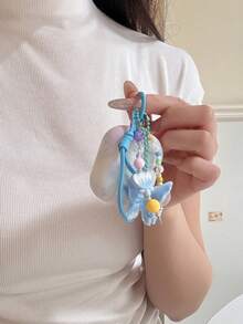 Tie Dye Tulip Blue Butterfly Pods 4 Protective Case, Compatible With Pod 3, Apple Pro Earphone Shell 2nd Gen Wireless Bluetooth 3rd Gen 2nd Gen Pod Pro 4th Gen 5th Gen Case - Baby Blue - View 6