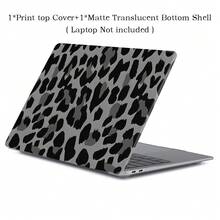 Leopard Print Style Laptop Protective Case Suitable For MacBook Air 13 M5 Case Model A3449 A2681 A3113 A3240 Air 13 Inch M2 M3 M4 13.6 Inch, Translucent For MacBook Neo 13 A18 Pro 14 16.2 Air15 2026 Cover - View 11