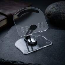 New Transparent Acrylic Tablet Stand, Foldable Rotatable Height‑Adjustable Multi‑Function Anti‑Slip Desktop Tablet Holder - 1 Pc - View 4