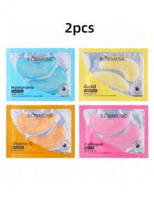 10/6/2pcs Reusable Silicone Eye Patches, Soft And Flexible Under Eye Mask, 4 Colors Available - Multicolor - View 9