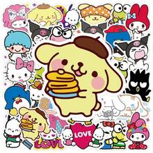 SANRIO (معتمد) 200/100/50 قطعة ملصقات سانريو سينامورول كورومي ماي ميلودي | ألوان مختلطة، طباعة حيوانية، ذاتية اللصق، مطفأة، مناسبة لديكور المكتب، إغلاق الأظرف، ديكور الحفلات (ألوان وأنماط عشوائية) - متعدد الألوان - مشاهدة 1