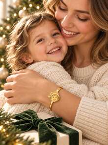 [ZzAi Custom]A Christmas Exclusive Customized Portrait Bracelet, With A Christmas Hat Added To The Portrait And Engraved On Your Bracelet (You Only Need To Provide The Portrait, The Christmas Hat Will Be Generated For You), A Precious Christmas Gift Filled With Love, Includes A Gift Box As The Most Surprising Christmas Gift. - Christmas Hat Style - View 5