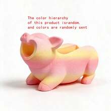 Toucan Shaped European Style Wine Rack Creative Home Wine Holder Living Room Decor Personalized Theme Bar Decoration Wine Rack Can Be Used As Decorative Ornament Supports Bordeaux 750ml Bottles Up To 76.6mm Diameter PLA Material Gradient Color Random Color Not Controllable - Multicolor - View 20