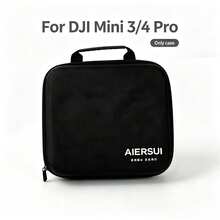EVA Hard Shell Carrying Case Only, Portable Storage Bag For Mini 3 / Mini 4 Pro Drone, Shock‑Proof Protective Drone & Accessories Not Included - Black - View 2