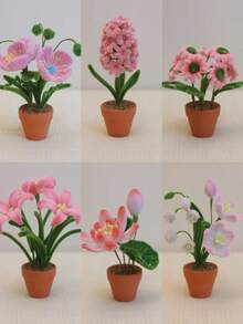 313pcs Bouquet Chenille Stem Flower Handmade Kit, Includes Greeting Card And Tutorial Video, All-In-One DIY Floral Craft Material Pack, Textured Multi-Color Accessory Set, Premium Chenille Stem Handicraft Kit - 313pcs - View 11