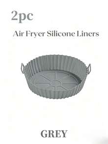 Silicone Air Fryer Liner/Tray, Non-Stick Silicone Mat, Reusable Baking Accessory; Easy To Clean, Suitable For Air Fryer, Oven And Microwave - Premium Alternative To Disposable Baking Paper - View 20