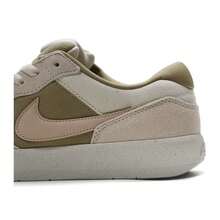 Nike 新款 SB Force 58 男女款輕便低筒運動休閒耐磨跑步板鞋 - 橄欖綠/米褐色 - 查看 8