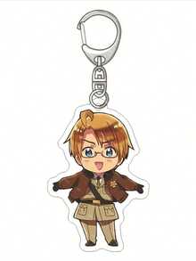 Anime Acrylic Keychain Funny Axis Country Animation Related Products Gift Keyring Bag Pendant Souvenir Creative Charm Accessory - Multicolor - View 13