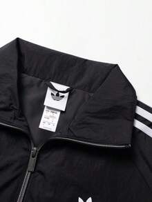 Adidas Women's BALLOON TT Loose Fit Comfortable Stand Collar Woven Jacket For Daily Outdoor Wear KY0545 - Black - View 6