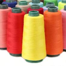 Simthread All Purpose Thread Polyester 400 Yards Each (1 White 1 Black) - 1pc - View 3