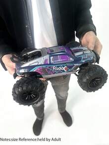 High Speed 4WD RC Off-Road Car, All Terrain 2.4GHz Remote Control Truck, Electric Racing Drift Toy, Perfect Halloween Christmas Easter Holiday Birthday Gift For Teens Kids - Multicolor - View 9
