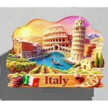 1pc Greece, Turkey, Italy, Poland, Georgia 2D Flat Travel Souvenir Fridge Magnet Home Decor Gift - 3D Stereo - View 10
