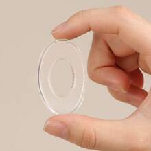 1pc Transparent Ring-Shaped Silicone Foot Protector, Unisex, Anti-Friction Cushioning Pressure Relief Pad, Adhesive Forefoot & Heel Foot Protection Patch - Clear - View 9