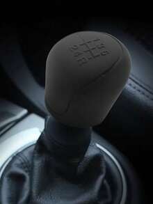 Silicone Gear Shift Knob Cover, Anti-Slip Manual 6-Speed Gear Lever Handle, Car Interior Protection Accessory - A - View 4