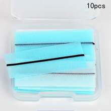 Black Eyelash Extension Tape, Temperature Sensitive Refill, Jelly Texture, Glue-Free Self-Adhesive False Eyelash Tape, Eyelash Tape Tool - Black - View 11
