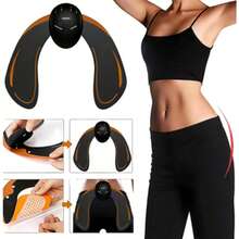 AXH. Rechargeable Buttock Massager Smart Buttock Beauty Device Buttock Sticker Buttock Lifting Fitness Sticker Home Slouchy Exercise Buttock Shaping Trainer - Black - View 7