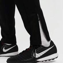 Nike Dri-FIT Academy Men's Black Quick-Dry Breathable Mesh Drawstring Knit Training Pants - Black - View 5