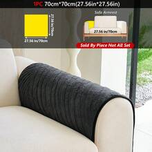 1PC Cream-Style Plush Velvet Jacquard Sofa Cushion Cover – Non-Slip, Pet-Friendly, All-Season, Machine Washable Suitable For 1-4-Seater Sofas. Decorative Protective Slipcover / Throw Cover – Dustproof, Durable, And Resistant To Pet Scratching. - Multicolor - View 20