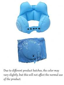 Portable Compressible Inflatable Neck Pillow, Lightweight Travel Neck Support Pillow, Soft Foldable Airplane Sleep Headrest Cushion, Suitable For Flight, Car, Office Nap, Ergonomic Long-Distance Travel Neck Support Pillow - Multicolor - View 10