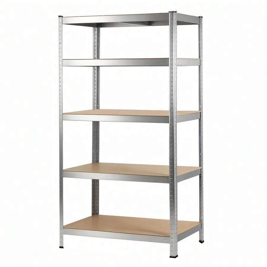 Warehouse 5 Tier Racking Shelf Heavy Duty Steel Garage Shelving Unit 150x70x30cm - DTGS11WH01157001 - View 1