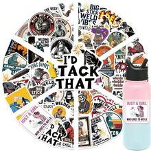 50pcs Super Electrician Creative Graffiti Stickers Suitable For Decorating Laptop Water Bottles, Phone, Computer Back To School Gift Stickers - 1 Set/50 PCS - View 3