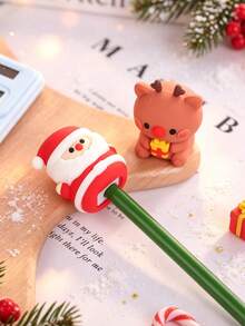 2/4/8/20pcs Christmas Cartoon Pencil Set, Children's Pencil Set With ...