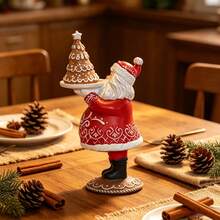 1pc Santa Claus Sculpture, Santa Claus Holding Ice Cream. Handmade Sculpture, Ice Cream, Zongzi Ice Cream. Cute Santa Claus Hugging Gifts. Perfect Souvenir For Christmas, Thanksgiving, Birthday And New Year - View 4