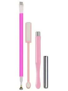 4Pcs Dreamy Effect Cat Eye Nail Art Tool Kit, Practical Nail Art Supplies For Nail Lovers - Multicolor - View 4