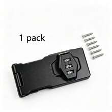 1pc Combination Padlock, Security Lock, Metal 3-Digit 3-Inch Combination Lock, Suitable For Cabinets, Wardrobes, Pet Doors, Mailboxes, Drawers - CC - View 15