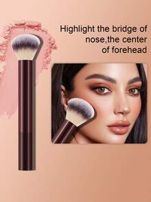 7/12Pcs Black Cosmetic Makeup Tool Set,7Pcs Premium Soft Makeup Brushes For Eyeshadow,Foundation,Blush & Contour,3Pcs Makeup Sponges,2Pcs Triangle Powder Puffs,Multi‑Functional Face Makeup Applicator Collection For Daily Use - Burgundy - View 2