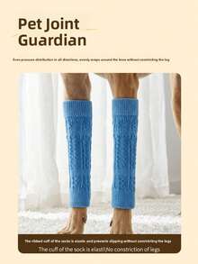Pet Knee Support Leg Warmers Dog Leg Joint Protection Sleeve Pet Knee Guard For Senior Dogs Post-Surgery Recovery - Multicolor - View 5