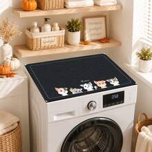 Cute Cartoon Kitten Print Washing Machine Top Cover Mat, Non‑Slip Waterproof Dust‑Proof Dryer Protector Pad For Laundry Room - Cute Kitten - View 7