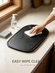 1/2 PCS Papan Iris Plastik Hitam dengan Gagang Terintegrasi, Ringan, Mudah Dibawa, Praktis untuk Konsumsi Harian, Dapat Digantung untuk Menyiapkan Buah, Sayuran dan Makanan Cepat Saji - View 9