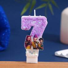 asmodee شموع أرقام كيك عيد الميلاد K-Pop Devil Hunter من 0-9، باللونين البنفسجي والأبيض، ديكور احتفالي يدوي مستقل لمجموعة Devil Hunter، إبداعي، مناسب لعيد الميلاد وحفلات العطلات، مناسب للأولاد والبنات - مقاس موحد - مشاهدة 5