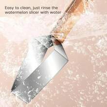 Alat Pemotong Semangka Baru 2026, Alat Pemotong Buah Manual Stainless Steel, Alat Dapur Pemotong Cepat Buah Musim Panas, Cocok untuk Acara Keluarga dan Berkemah - Perak - View 5