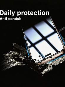 Navigator 2pcs 360° Privacy Tempered Glass Screen Protector, 9H High Hardness Material, Anti-Collision, Anti-Scratch, Anti-Abrasion, Anti-Peeping, Full Protection For Your Screen Privacy, Sensitive Touch Control, 2.5D Edge Screen Film, Drop Resistant, Compatible With Phone Cases, Compatible With IPhone Ultra/18 Pro Max/18 Pro/18/17e/17 Pro Max/17 Pro/17 Air/17/16 Pro Max/16 Pro/16 Plus/16/15 Pro Max/15/14/13/12 And Other Models. - Black - View 5