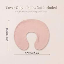 Muslin Nursing Pillow Covers, Soft Cover For Breastfeeding Pillows, Comfortable & Durable, Machine Washable, Slipcovers For Baby, Cover Only - Multicolor - View 2
