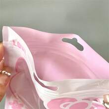 20 PCS Sanrio Mini Storage Bags - Reusable, Dustproof And Transparent, Unique Zipper Lock | Cute Cartoon Design, Pink Bow And Flower Decoration | Suitable For Jewelry, Travel And Giving Gifts (Random Pattern) - View 5