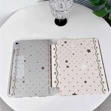 1件多角度自動休眠/喚醒防震超薄平板保護殼，相容 iPad 10代、Air 2/4/5/Pro 11/Air 11/13 M3 2025、11 A16 2025、Galaxy Tab S10+/S9/A9、Pad、MatePad、Honor Tablet - 彩色 - 查看 2