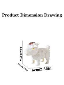 5pcs/3pcs/1pc Children's Finger Biting Animal Farm Toy Set, Finger Biting Farm Animal Keychain, Realistic Animal Model, Develop Hand-Eye Coordination And Sensory Exploration Skills, An Interesting Interactive New Year, Christmas And Birthday Gift For Kids - Multicolor - View 3