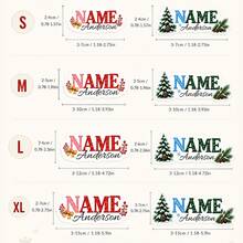 LICVIC Custom Christmas Name Sticker, Festive Holly & Pine Letter Decal, Personalized First And Last Name Label For Gift Wrap, Envelopes And Gift Bags, Customized Holiday Party Decor, Customizable Christmas Gift Tag For Seasonal Presents, Family & Friends - Style E - View 2