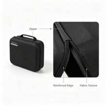 EVA Hard Shell Carrying Case Only, Portable Storage Bag For Mini 3 / Mini 4 Pro Drone, Shock‑Proof Protective Drone & Accessories Not Included - Black - View 4