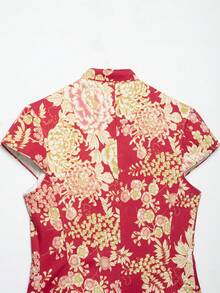 DEEKA Autumn New Women's European And American Style Fashion Minimalist Versatile Design Floral Print Top - Flower - View 9