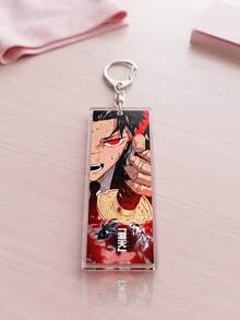 1Pc/3Pcs Kagurabachi Theme Acrylic Keychains, Featuring "Enten", "Tobimune" And "Kumeyuri" Cursed Swords And Character Close-Up Designs, Fashionable Bag Charm, Suitable For: Back To School, Gift For Anime Fans, Exquisite Collection, All Seasons - Multicolor - View 9