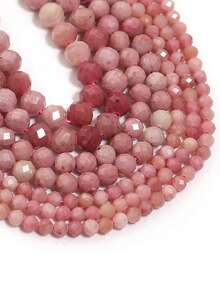 1 Strand Natural Rhodochrosite Beads Round Loose Stone Beads For Jewelry Making 2/3/4mm DIY Making Bracelets Necklaces Accessories ﻿ - Multicolor - View 5