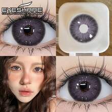 عدسات لاصقة ملونة Eyeshare زوج واحد عدسات بنفسجية للعيون مناسبة للارتداء اليومي والمواعدة - الأرجواني - مشاهدة 8