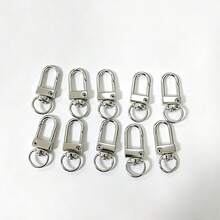 5/10/20/30/50Pcs Zinc Alloy Swivel Snap Hooks, Metal Trigger Clasps, DIY Hardware Accessories For Keychains, Bags & Bracelet Charms - Keychain - View 9