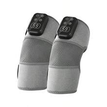 1pc/2pcs New USB Wireless Heating Knee Heating Therapy Device, Knee Joint Self-Heating Therapy Massager, Electric Heating Knee Massager, Shoulder And Elbow Massager, LCD Temperature Control Hot Compress Knee Massager - Multicolor - View 13
