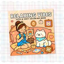 Cozy Moments: Adult And Teen Coloring Book, Depicting Girls, Boys And Pets In Relaxing Leisure Time (Cute And Easy To Color), Single-Sided Printing, Convenient For Coloring, Cute And Simple Design, Suitable For Adults, Teens And Children - Cozy Moments Coloring Book - View 7