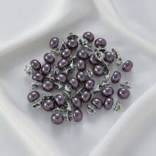 10pcs 12mm Faux Pearl Anti-Exposure Buttons, No-Sew Shirt Fasteners, Safety Pins, 15 Colors Available, Versatile Style - Multicolor - View 21